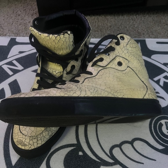 Balenciaga Other - Balenciaga cracked leather hightops